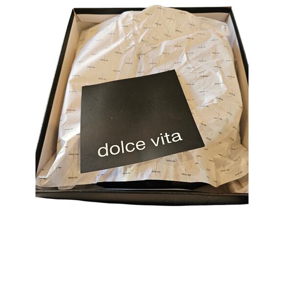 Dolce Vita  Highlander Bootie Black Suede Asymmetrical side zipper 9.5 NIB - Picture 11 of 15